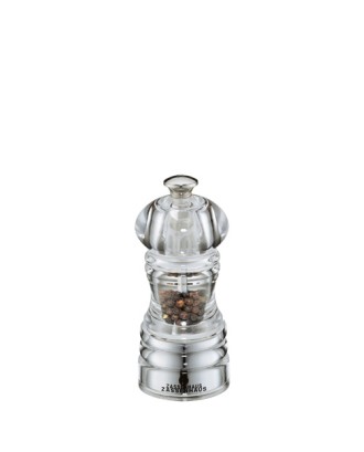 Rasnita pentru piper, 12 cm, transparent, acril, colectia Berlin - ZASSENHAUS